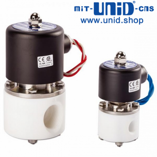 UDC-25TF电磁阀,耐强酸强碱腐蚀PTEF铁氟龙电磁阀,UDC-25TF